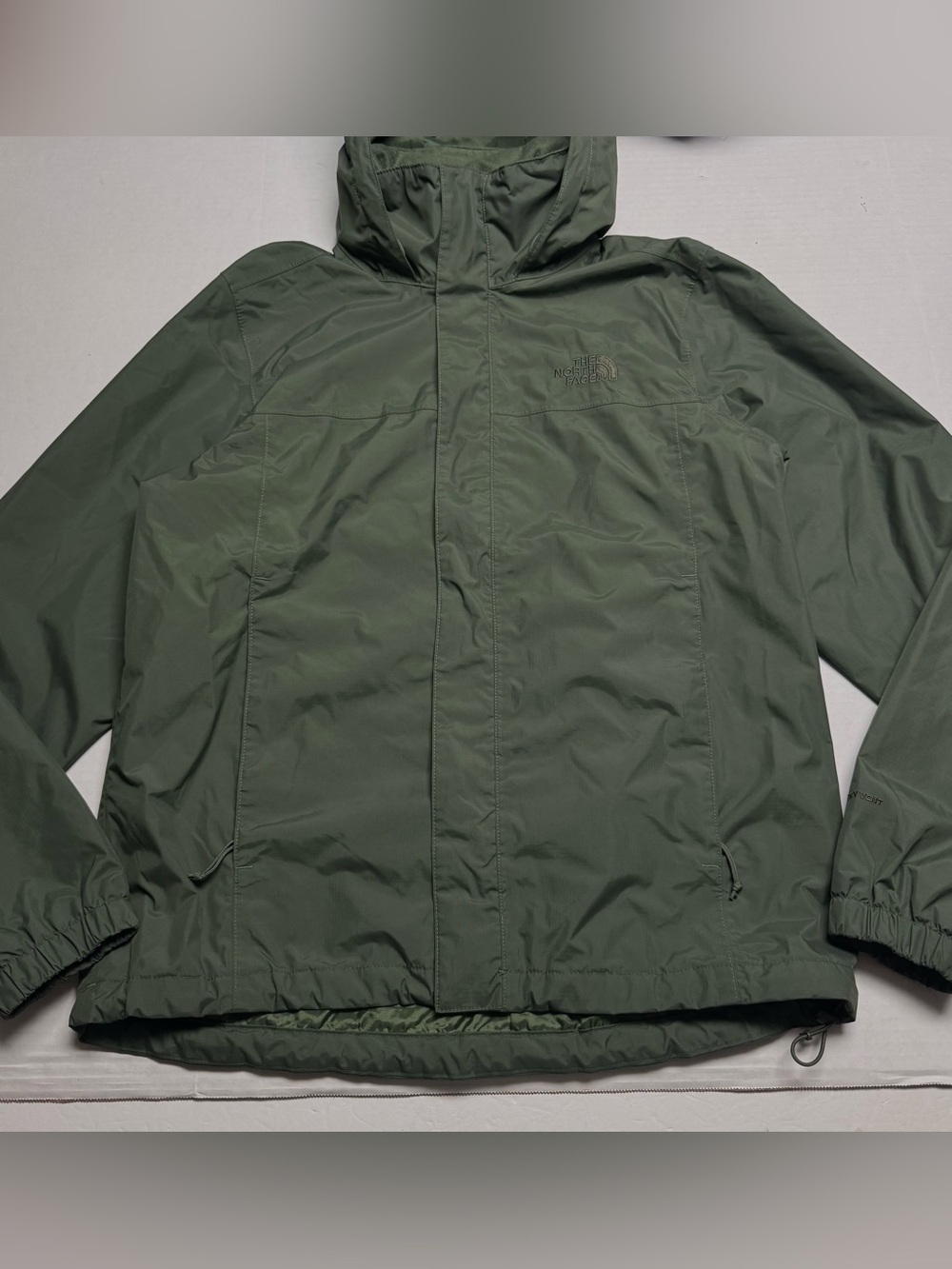 The North Face Resolve 2 Waterproof DryVent Hooded Jacket in Green Size: Medium